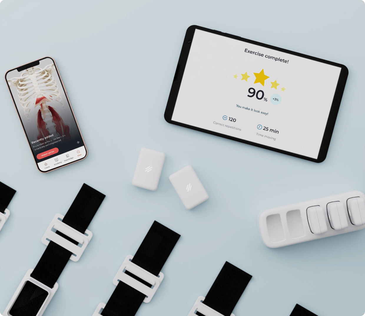 Cutting edge wearables for digital physical therapy exercise